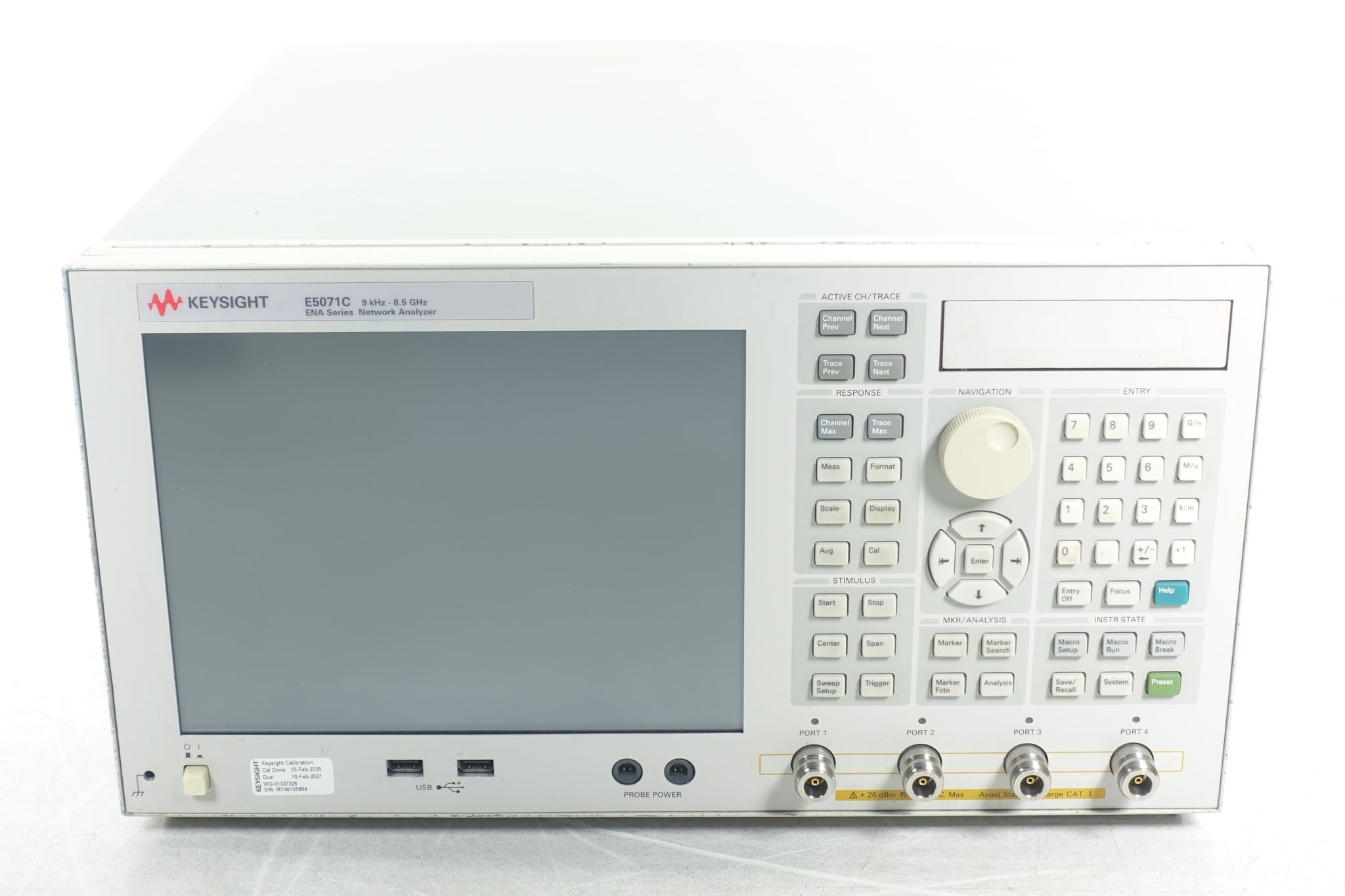 Keysight E5071C 网络分析仪